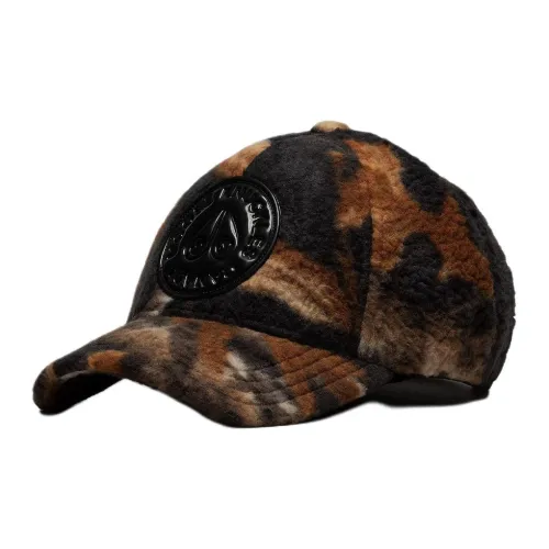 Moose Knuckles Polyester Baseball Caps Unisex Leopard Print