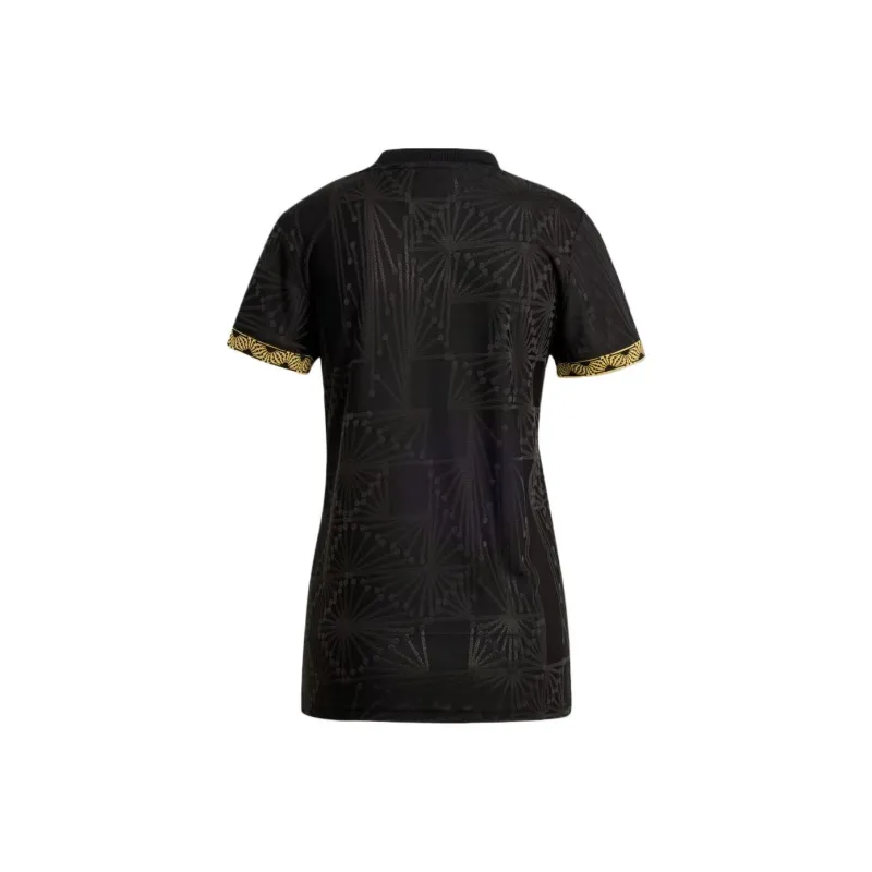 Adidas Women's Mexico 25 Gold Jersey Black-1