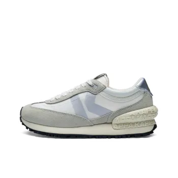 Kappa Anti Slip Wear Resistant Low Top Running Shoes Women's Green White