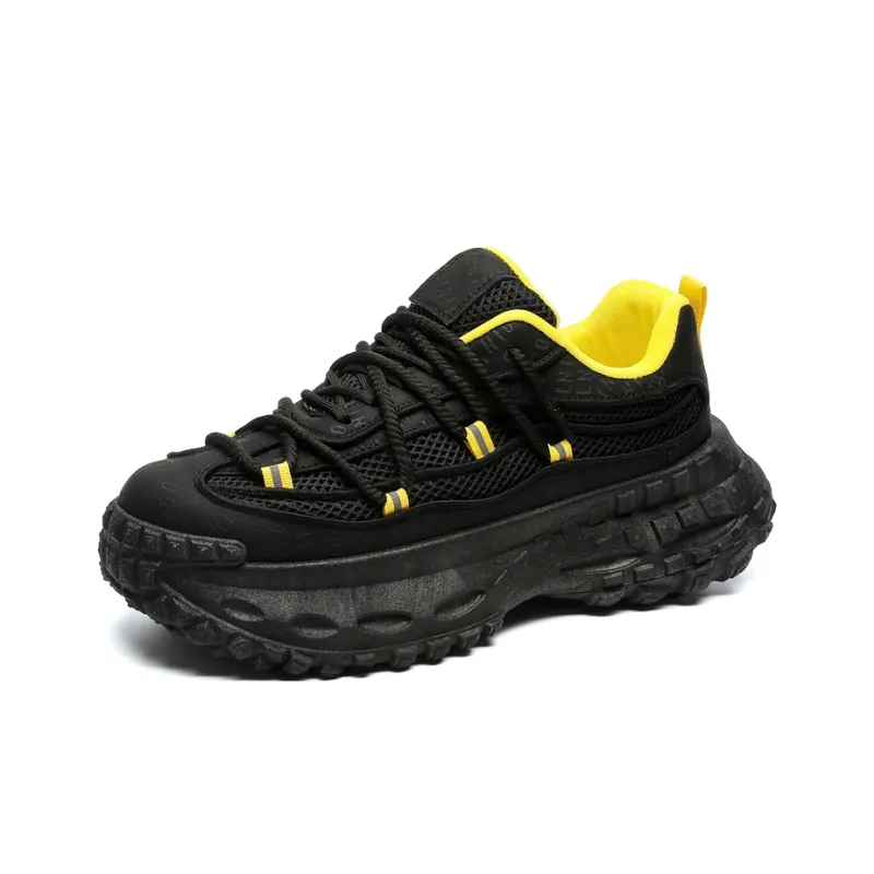 ROBINHOOD Cushioning, Slip Resistant, Abrasion Resistant Support Low Top Chunky Sneakers Men's Box-12
