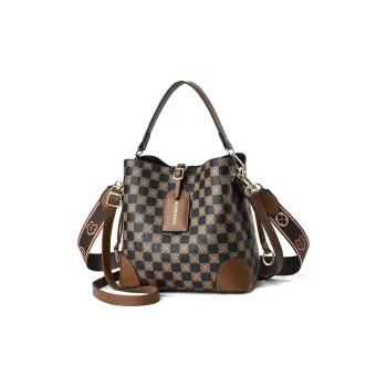 Three Ducklings PVC Handbag Shoulder Bag Crossbody Bag Women's Coffee/Khaki