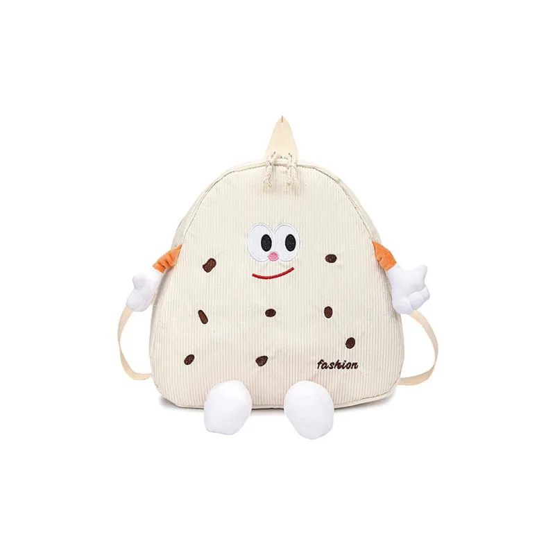 SEVENMOONS Corduroy Backpack Regular Women's White-0