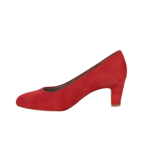 Bugatti Chunky Heel High Heels Women's Red