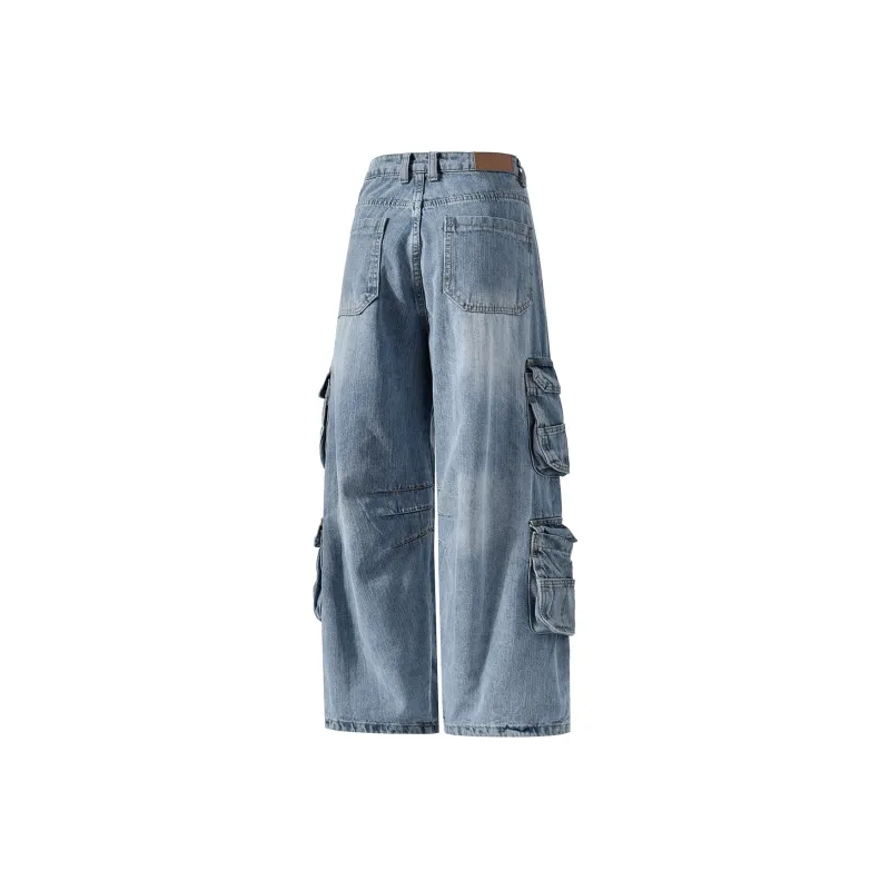 ICH MODE Jeans Unisex Light Blue-1