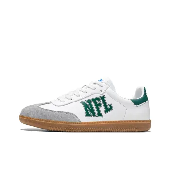 NFL Training Classic Basic Logo Low Top Skateboard Shoes Unisex White Green