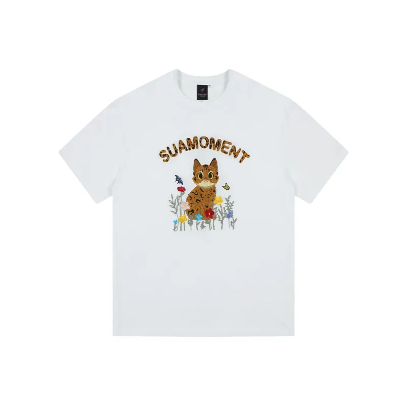 Suamoment Short Sleeved T Shirts Unisex-9