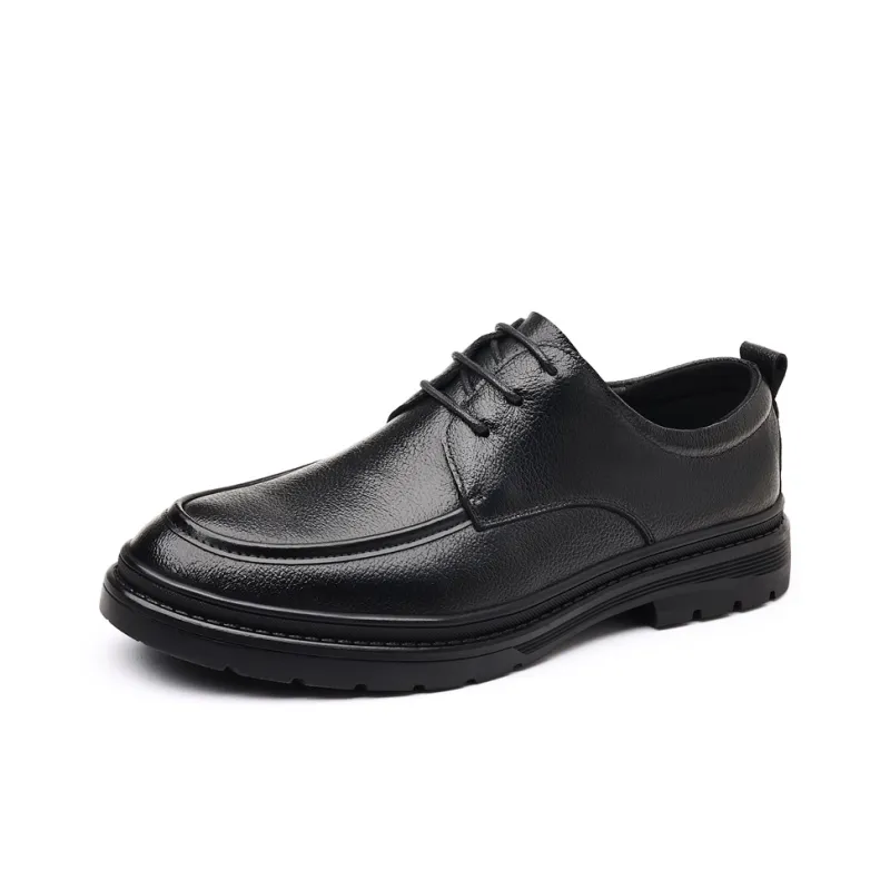 Romon Men's Casual Shoes Men Low Top Black-0
