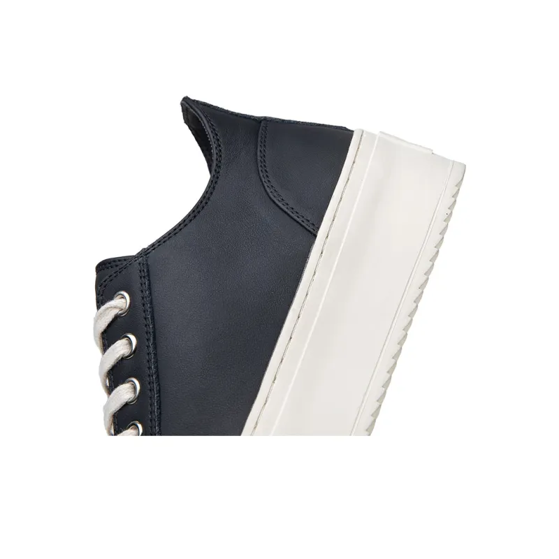ΛOLUNKΛ Slip-Resistant Cushioning Low-Top Skateboard Shoes Unisex Black-20