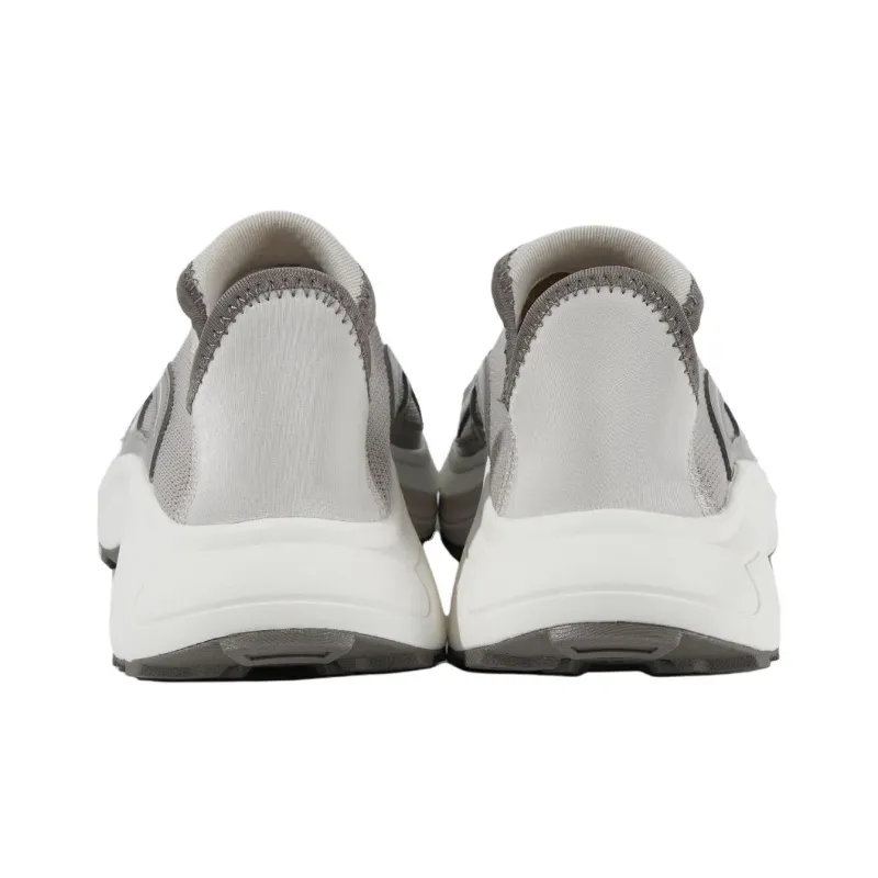 Adidas FC WALKER E Anti Slip Wear Resistant Low Top Casual Running Shoes Unisex Gray White-4