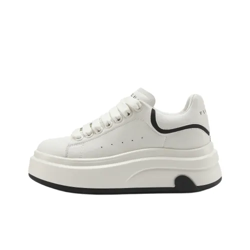 FIVE PLUS Anti Slip Wear Resistant Low Top Skateboard Shoes Women's