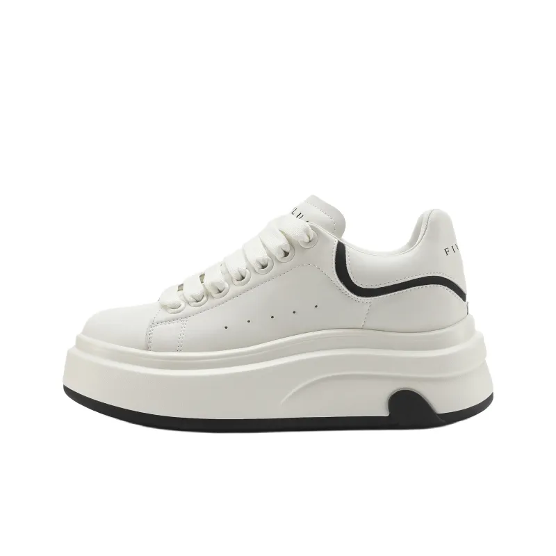 FIVE PLUS Anti Slip Wear Resistant Low Top Skateboard Shoes Women's-0
