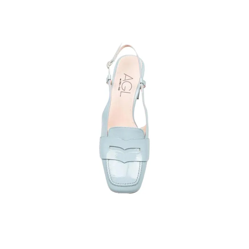 AGL ANGIE Chunky Heel High Heels 6cm Women's Blue-3