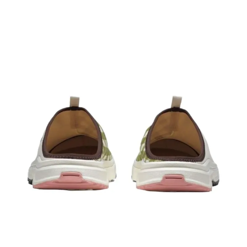 SALOMON RX Slide 3.0 Slip Resistant Closed Toe Slippers Women's White Green-4