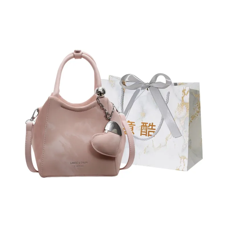 Cool PU Handbag Women's Ecru/Pink/Black/Silver-4