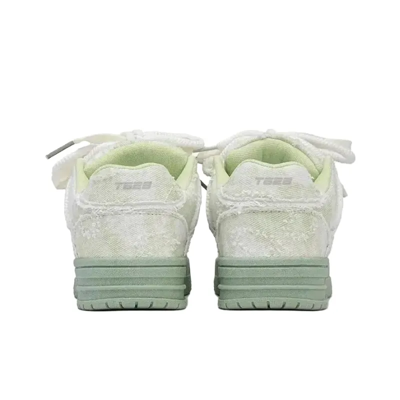 T628 Vintage Puffy Shoes Wear resistant, Lightweight, Breathable, And Non slip. Low Top Skateboard Shoes Unisex-63
