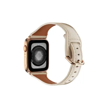 DUALMM Watch Band Apple Compatibility 220mm Leather Material