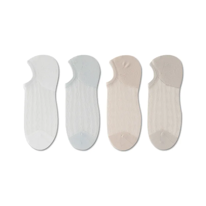AUGUST No Show Socks Women's 4 Pack-6
