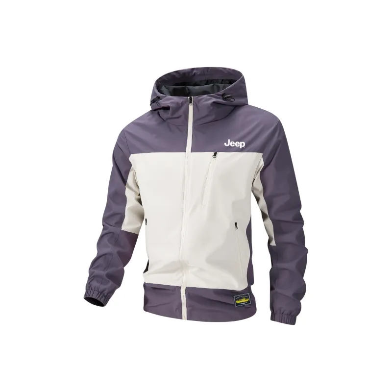 Jeep Jackets Coats Unisex Blue Purple Color-0