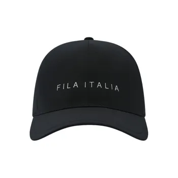 FILA Athletics Polyester Baseball Caps Men's Pitch Black