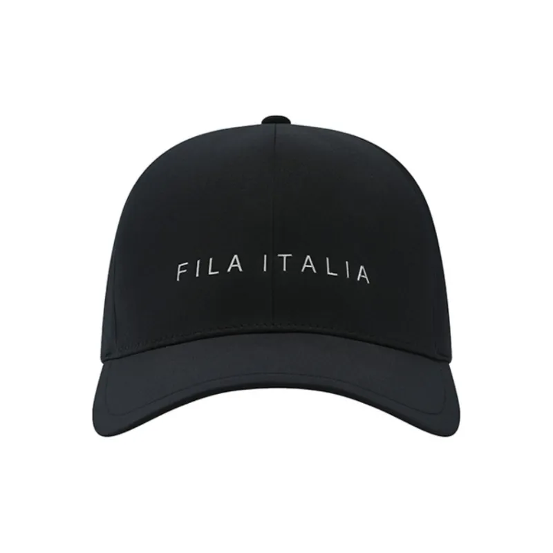 FILA Athletics Polyester Baseball Caps Men's Pitch Black-0
