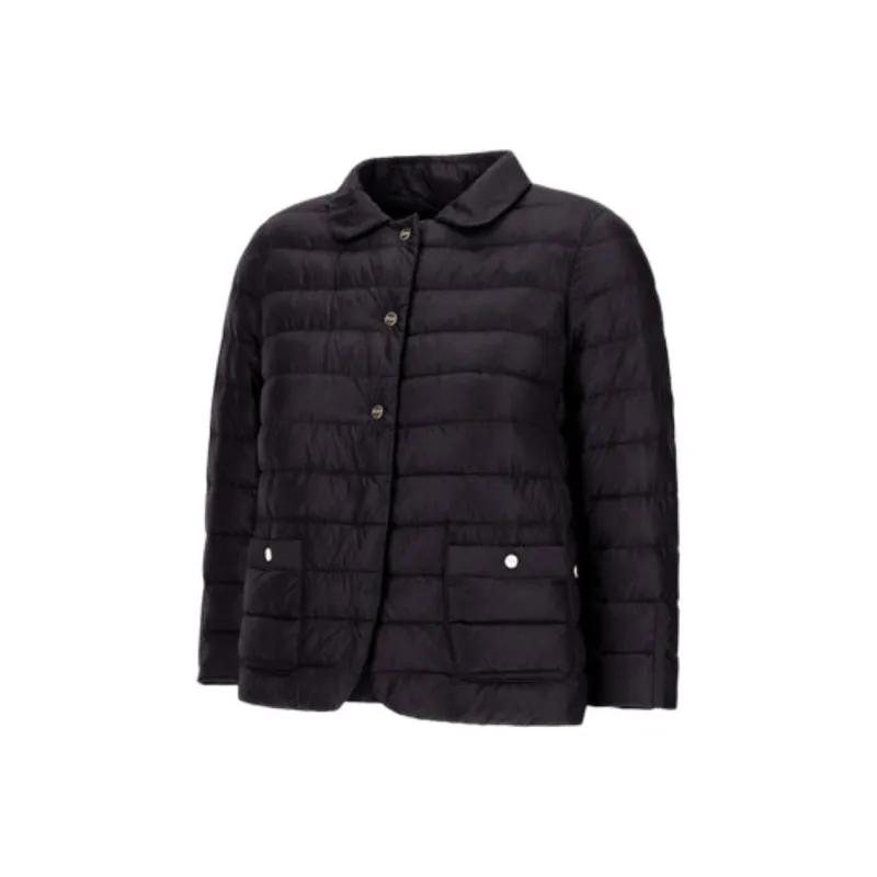 HERNO Long Sleeved Quilted Down Jacket-2