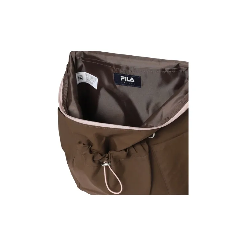 FILA Nylon Backpack Regular Unisex Brown-7