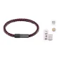 Leather Titanium Steel Woven