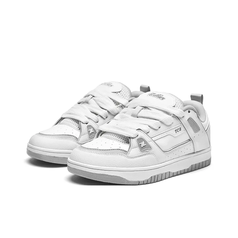 TCELLARS Cushioning, Abrasion Resistant, Lightweight, Breathable, Height Increasing Low Top Skateboard Shoes Unisex-8