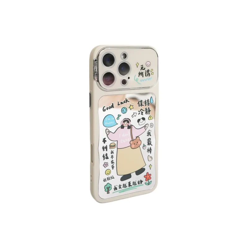 Sopi Acrylic Material Stay Calm It Doesn't Matter Phone Cases Compatible With IPhone 16/15 Pro Max/Apple 13/14 Pro/Max-1