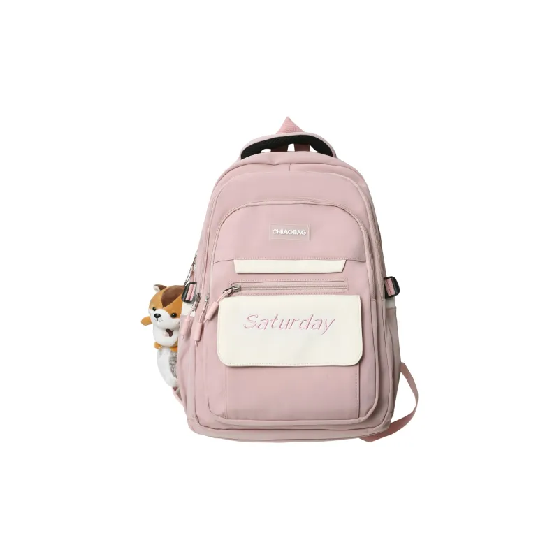 H YXIANG Nylon Backpack Regular Unisex Multicolor-1