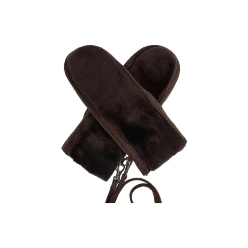 UGG Logo Patch Gloves-2