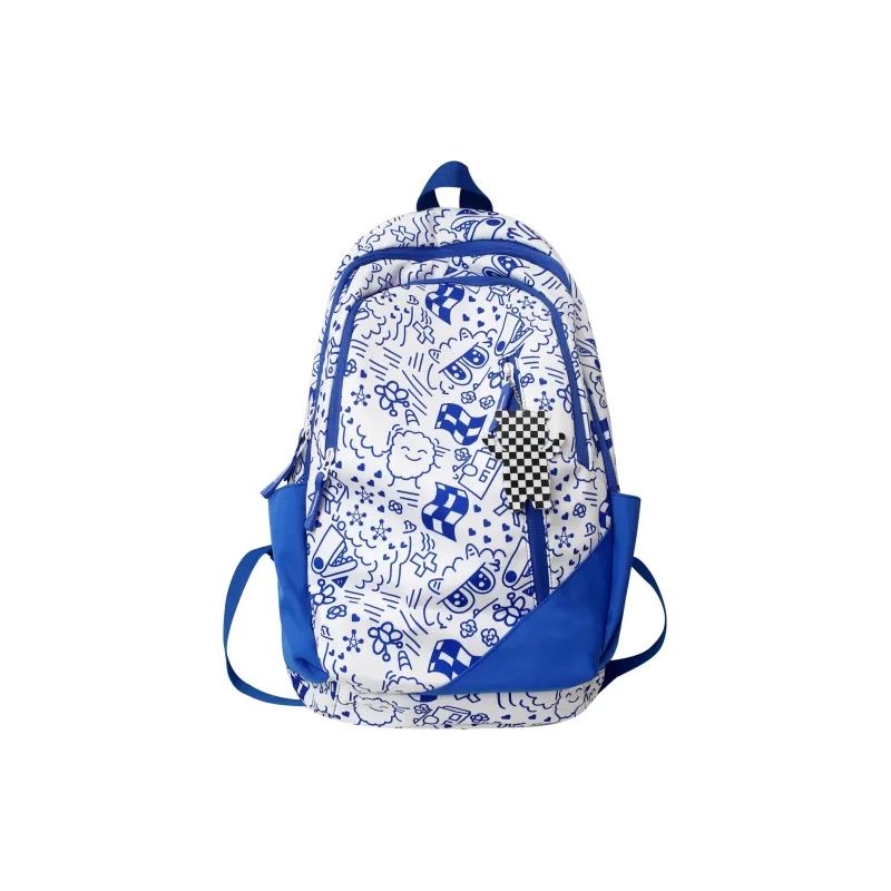 H YXIANG Nylon Backpack Regular Unisex Multicolor-5