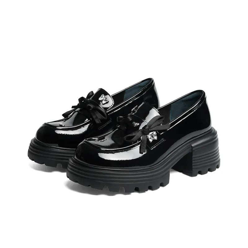 RED DRAGONFLY Loafers Women's Black-3