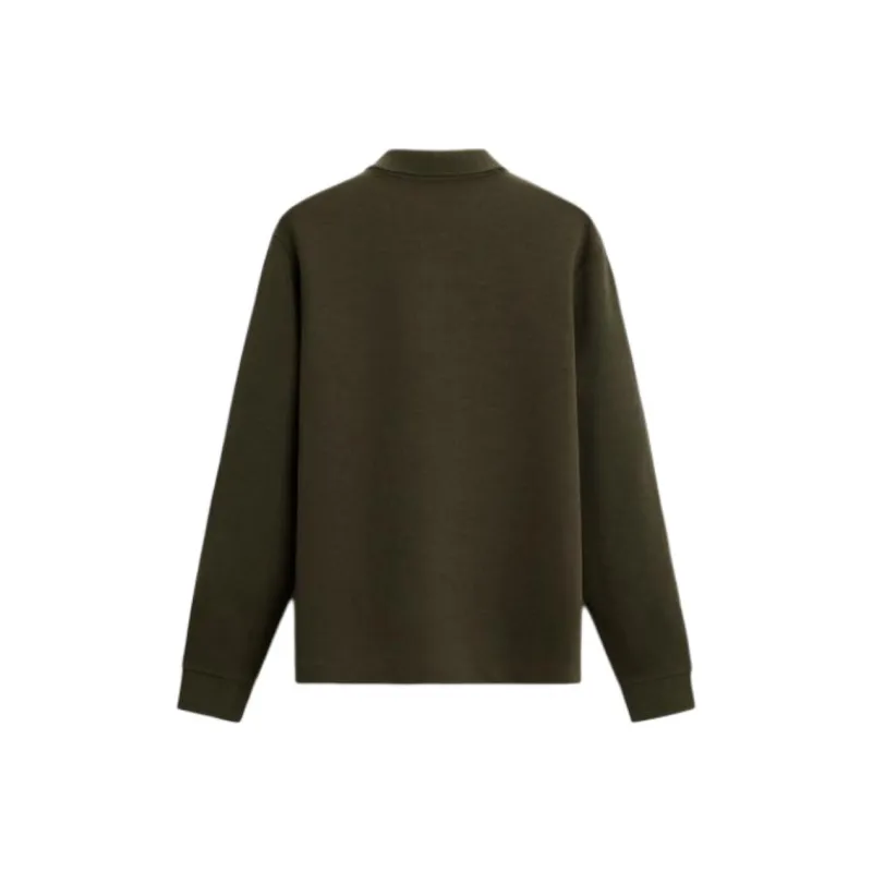 ZARA Polo Shirt Men's Dark Khaki-1