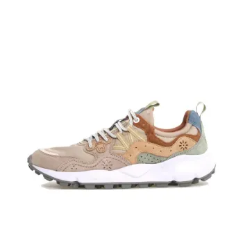FLOWER MOUNTAIN Uomo Yamano 3 Low Top Casual Shoes Men's Beige Brown