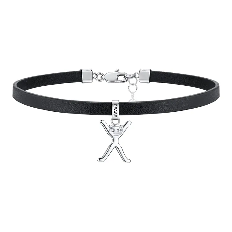 PEACE & CAT Titanium Steel Necklaces Women's-27