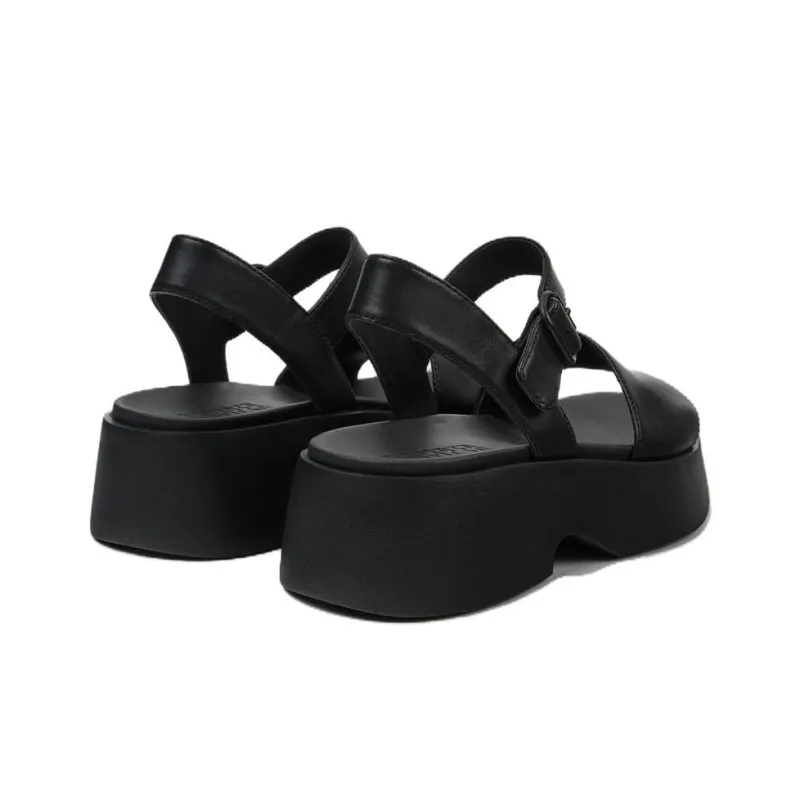 CAMPER Tasha One Strap Sandals 4.9cm Women's Black-1