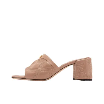Valentino Slide Slippers 7cm Women's Nude Pink