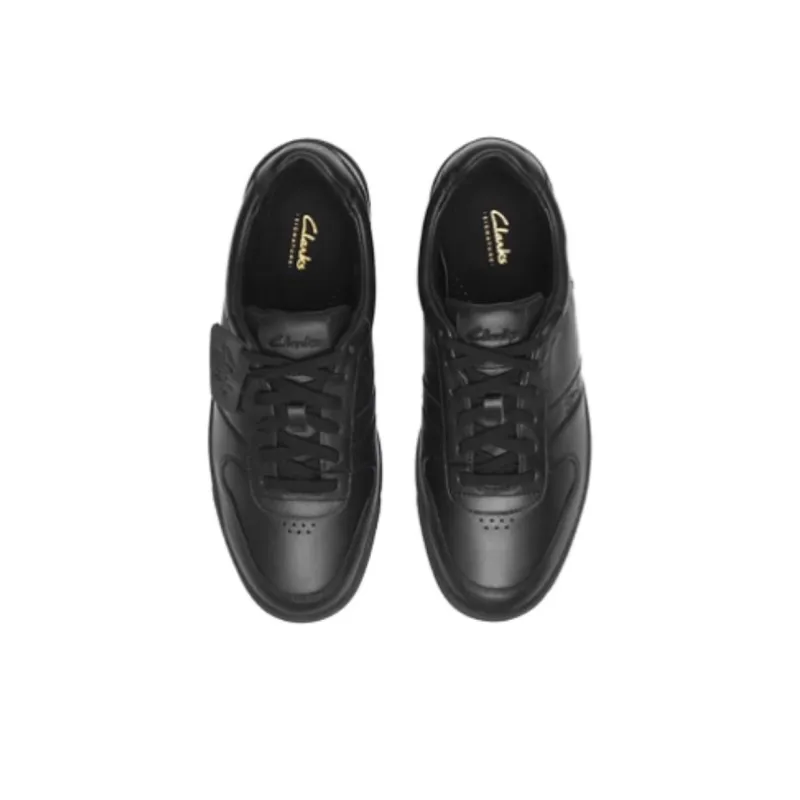 Clarks Black Warrior CraftRally Ego Low-Top Skateboard Shoes Men's Black-3