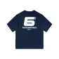 Navy Blue with White Print