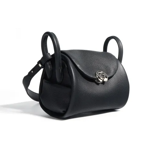H YXIANG Top Grain Cow Leather Pillow Bag, One Shoulder Handbag Women's Multicolor