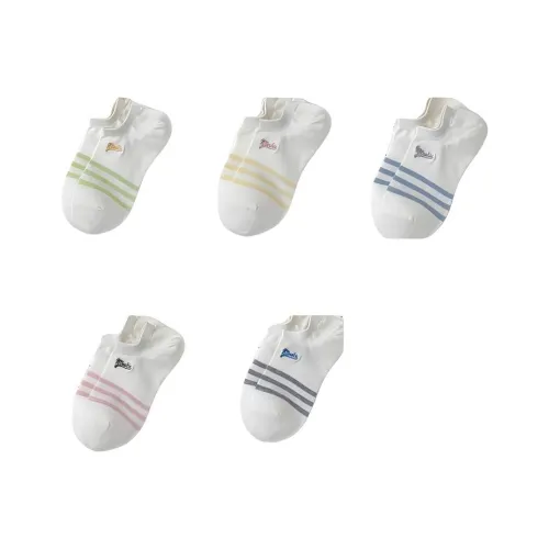 Thirteen day Season No Show Socks Women's 5 Pack