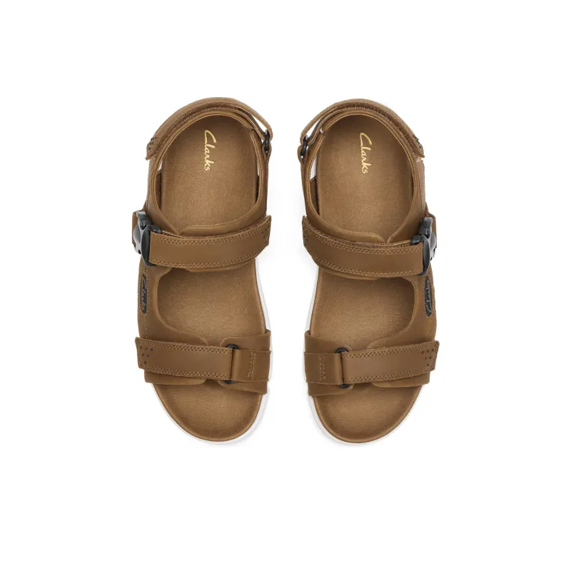Clarks Beach Sandals Men's Brown-2