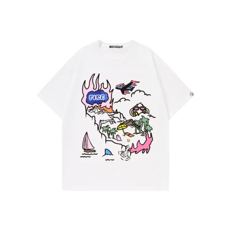 FireMonkey T Shirt Unisex White-0