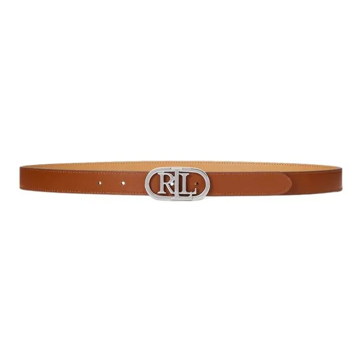 Polo Ralph Lauren Cow Leather Belts Women's Brown 2.5CM-1
