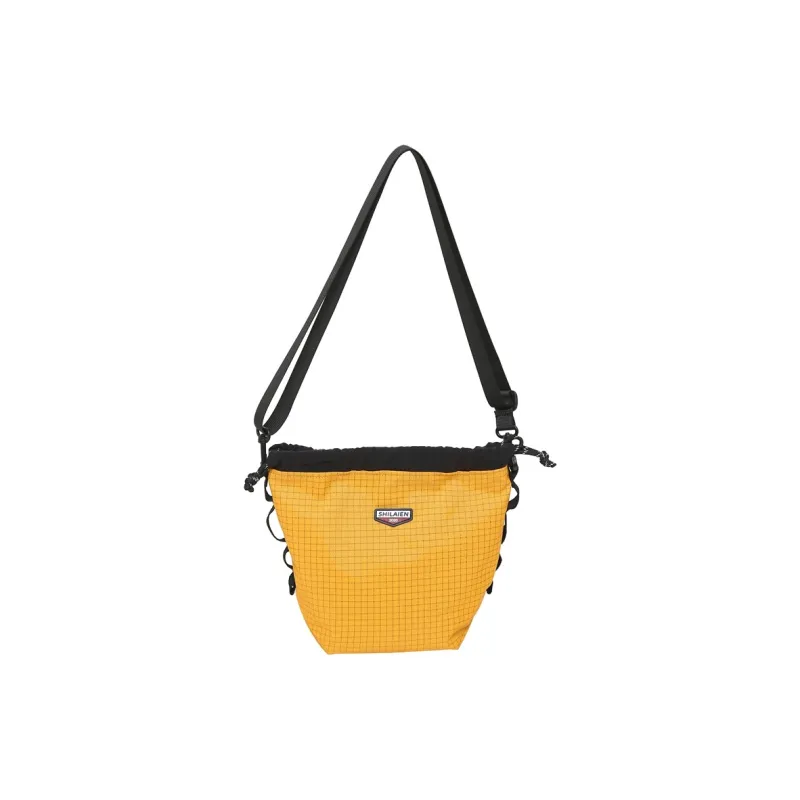 DCLOUD Nylon Crossbody Bag Regular Unisex Black/Khaki/Yellow/Red/Green-12