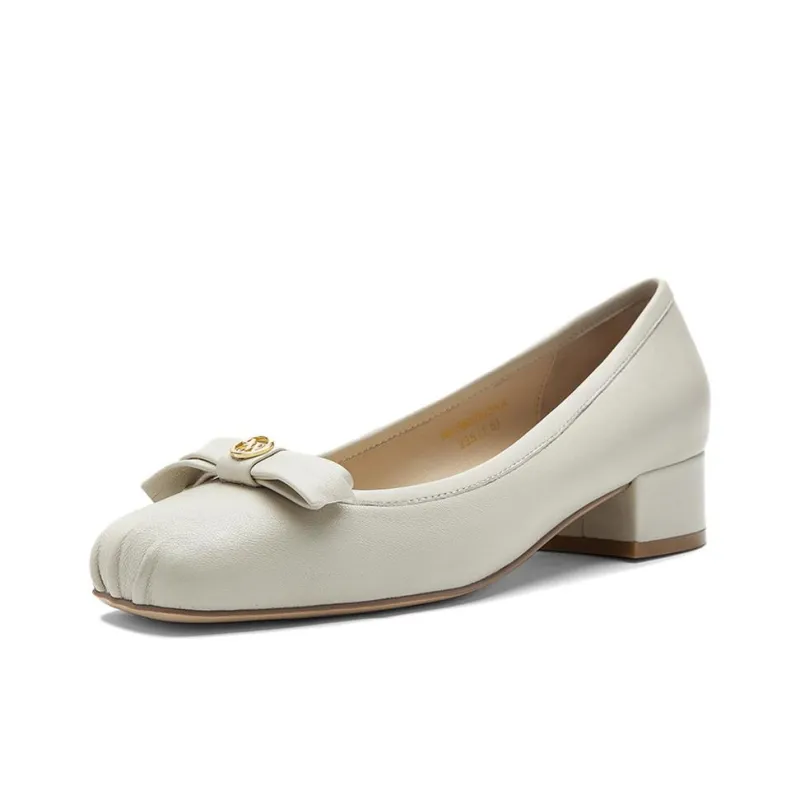 NINE WEST Chunky Heel High Heels 3.5cm Women's-6