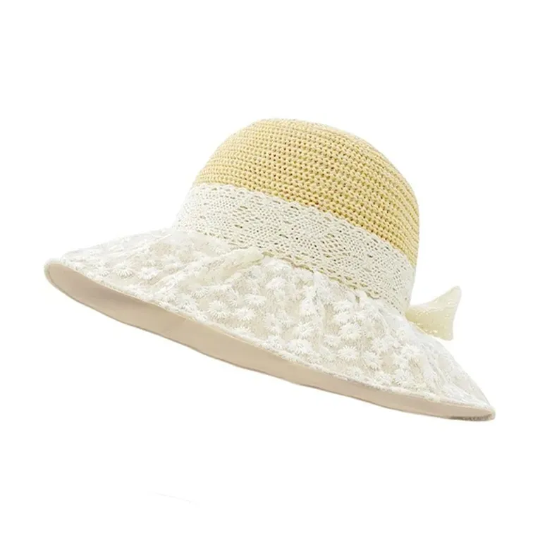 DUOLAN Cotton Linen Blend Sun Protection Hats Women's-4