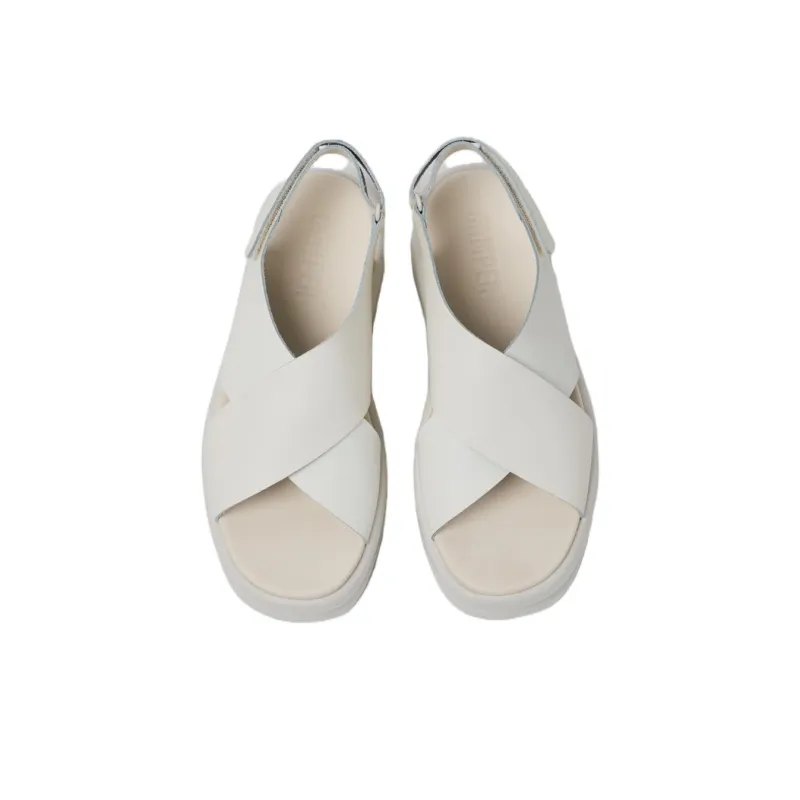 CAMPER Pelotas Flota One Strap Sandals 5.1cm Women's White-2