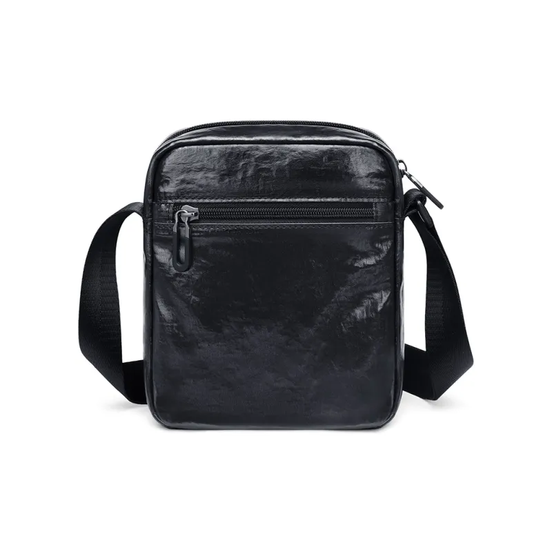 POLO Fabric Shoulder Bag, Crossbody Bag Men's Black-2